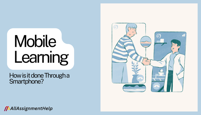 How Mobile learning is done through a smartphone